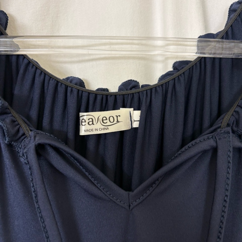 Meaeor Navy Floor length dress - Picture 2 of 9